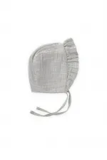 Bonnet bébé musulman à volants et à nouer, 0-2 ans, vert turquoise