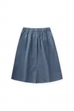 Jupe longue en jean bleu 3-8 ans