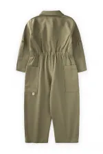 Gabardin Tulum 2-7 Yaş Olive