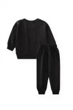 Basic Eşofman Takım 2-7 Yaş Siyah