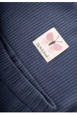 Ensemble de saison pour fille avec étiquette, 1-10 ans, bleu marine