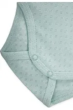 Air Conditioned Suspender Bodysuit for 0-3 Years Mint Green