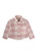 Oduncu Gömleği 1-9 Yaş Pembe Ekose