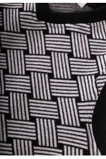 Desenli Süveter 2-7 Yaş Siyah