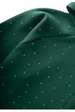 Modal Set with Zipper and Stone Embellishments, Ages 3-8, Green