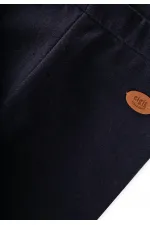 Basic Fleece Leggings, Ages 1-8, Navy Blue