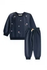 Ensemble sweat-shirt bleu marine pour enfant de 1 à 7 ans