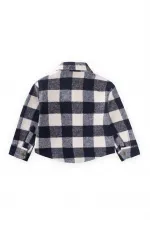 Oduncu Gömleği 1-9 Yaş Lacivert Ekose