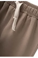 Survêtement basique pour enfants de 1 à 5 ans, couleur moutarde