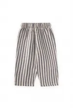 Pantalon en mousseline pour enfants de 1 à 10 ans, rayé marine Pantalon en mousseline pour enfants de 1 à 10 ans, rayé marine
