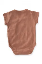 Double Breasted Corduroy Bodysuit 0-6 Months Brown