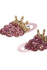 Güneş Bulutl Çıtçıt Toka Fuşya