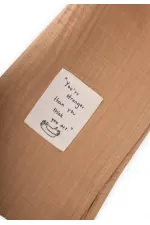 Children's Scarf 25X140 Cm Camel