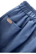 Cep Detaylı Pantolon 8-12 Yaş Mavi