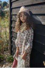 Elbise 4-12 Yaş Bej