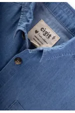 Kot Gömlek 2-8 Yaş Mavi