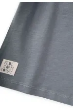 Muslin Trousers and T-Shirt Set, Ages 2-10, Grey Muslin Trousers and T-Shirt Set, Ages 2-10, Grey