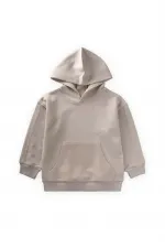 Hooded Sweatshirt 2-10 Years Old Stone