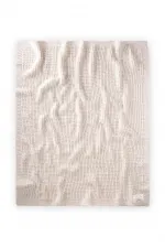 Selanik Triko Battaniye 80X100 (+/-5 Cm ) Ekru Selanik Triko Battaniye 80X100 (+/-5 Cm ) Ekru