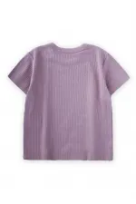 Basic Ribbed T-Shirt 1-5 Years Lilac