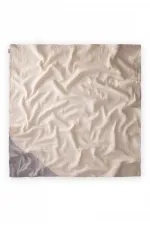 Triangular Cornered Double Layer Blanket 85X90 Cm Raw Gray