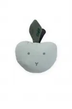 Müslin Çıngıraklı Elma Oyuncak Mint Yeşili