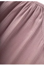 Robe à bretelles couleur cuivre 1-7 ans