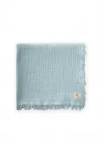 Four-Layer Tassel Blanket 80X120 Cm Mint Green