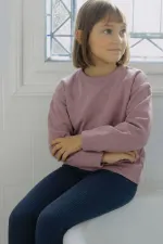 Uzun Kollu T-Shırt Takım 1-7 Yaş Leylak