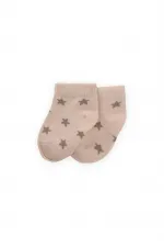 Star Patterned Baby Bootie Socks for 0-4 Years Old
