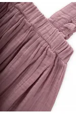 Jupe à bretelles 2-8 ans Lilas