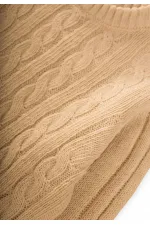 Pull en maille jaune moutarde pour enfants de 1 à 8 ans