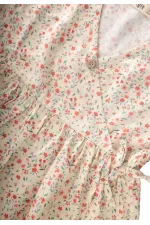 Combinaison en viscose à motifs, 2-8 ans, beige