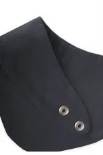 Üçgen Arkadan bağlamalı Müslin Mama Önlüğü Antrasit