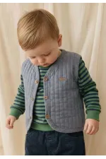 Quilted Vest, 0-4 Years, Mint Green