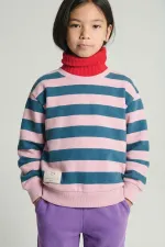 Striped Knit Sweater 2-12 Years Old Blue Powder
