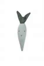 Müslin Çıngıraklı Havuc Oyuncak Mint Yeşili