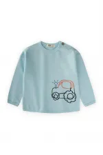 Tractor Embroidered Sweatshirt 0-4 Years Blue