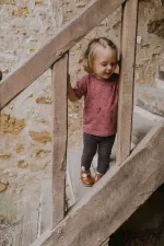 Leggings and T-Shirt Set, 0-3 Years, Plum