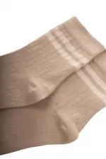 Ham Çizgili Soket 3-8 Yaş Bej