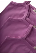 İp Askılı Kız Atlet Üçlü Lila