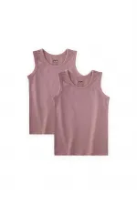 İkili Geniş Askılı Atlet 2-11 Yaş Bakır