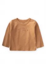 T-shirt imprimé saisonnier 0-4 ans Camel