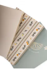 Triple Notepad Set with Fruit Theme