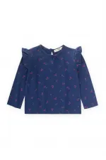 Long Sleeve T-Shirt 1-7 Years Old Navy Blue
