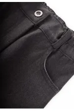 Pantalon en gabardine de lycra 2-7 ans anthracite