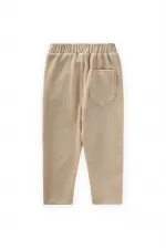 Corduroy Trousers, Ages 8-12, Beige