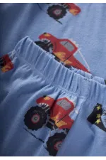 Desenli Pijama Takım 1-5 Yaş Mavi Desenli Pijama Takım 1-5 Yaş Mavi