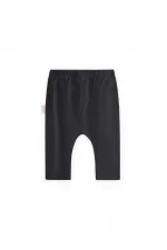 Faux Eggplant Pattern Baby Tracksuit 0-3 Years Black