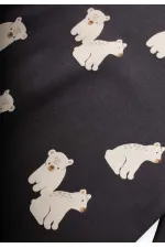 Baskılı Tulum 0-3 Yaş Antrasit